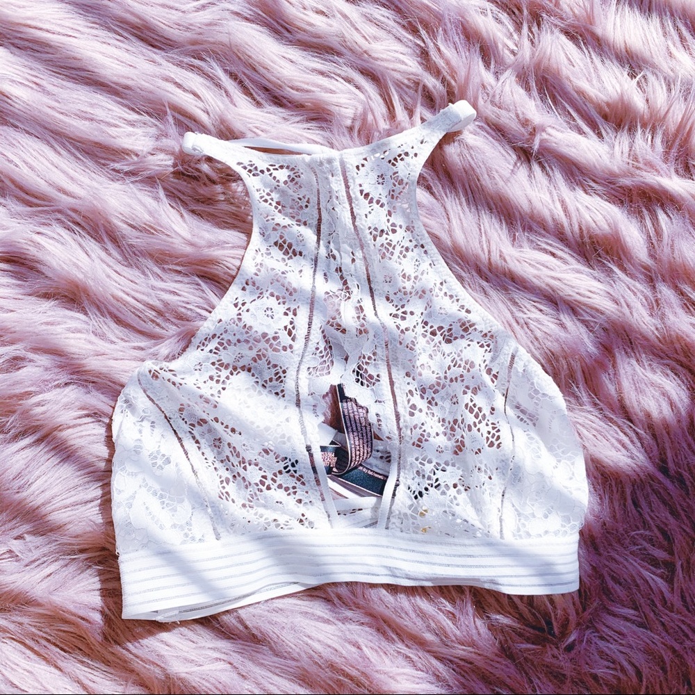 White bralette